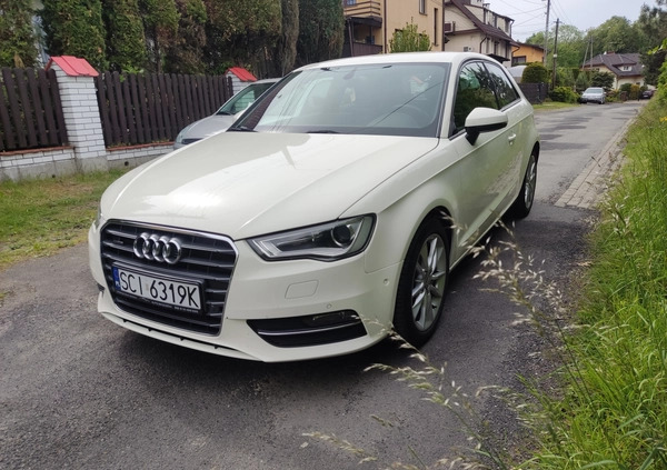 Audi A3 cena 42900 przebieg: 173000, rok produkcji 2013 z Skoczów małe 172